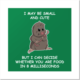 Funny Star Nosed Mole Posters and Art